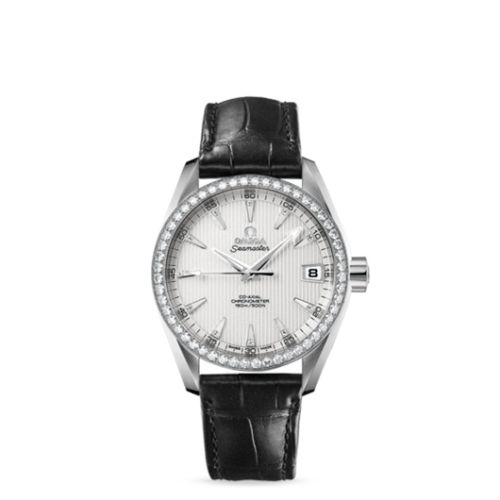 Omega Seamaster Aqua Terra 150M Co-Axial 38.5 White Gold / Diamond / Silver
